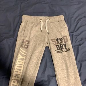 Grey Superdry Joggers Size S